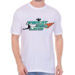 Half Sleeve White Tshirt in Blended Cotton Fabric