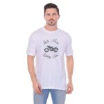 XFAB Bike Theme Half Sleeve T-Shirt,Ride More Worry Less