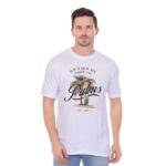 XFAB Half Sleeve White Tshirt | Beach Theme - Go Find Me Under The Palms