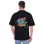 Black Oversized Stylish Tshirt | Cotton Fabric for Comfort and Style